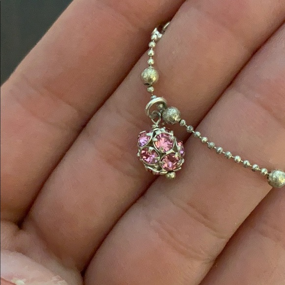 Sterling silver ankle bracelet - Picture 2 of 2